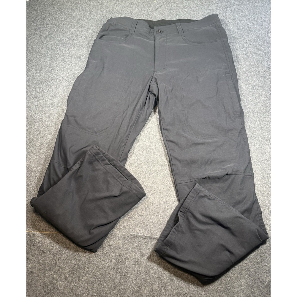 Orvis Fleece-Lined Men's Technical Hiking Pants Size 32x30 Black